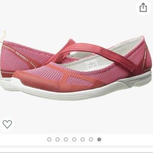 Merrell Pink Mary Jane Flats size 8